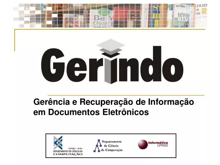 ger ncia e recupera o de informa o em documentos eletr nicos