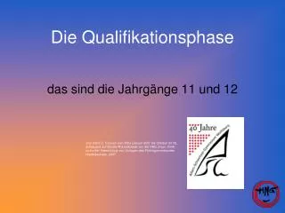 die qualifikationsphase