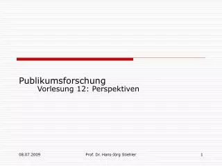 publikumsforschung