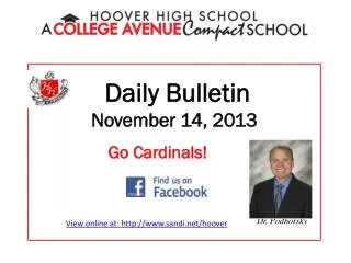 Daily Bulletin November 14, 2013