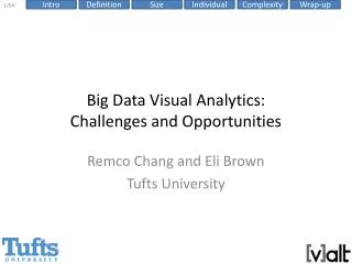 Big Data Visual Analytics: Challenges and Opportunities