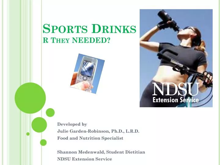 sports drinks r they needed