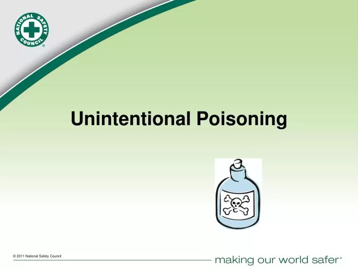 unintentional poisoning
