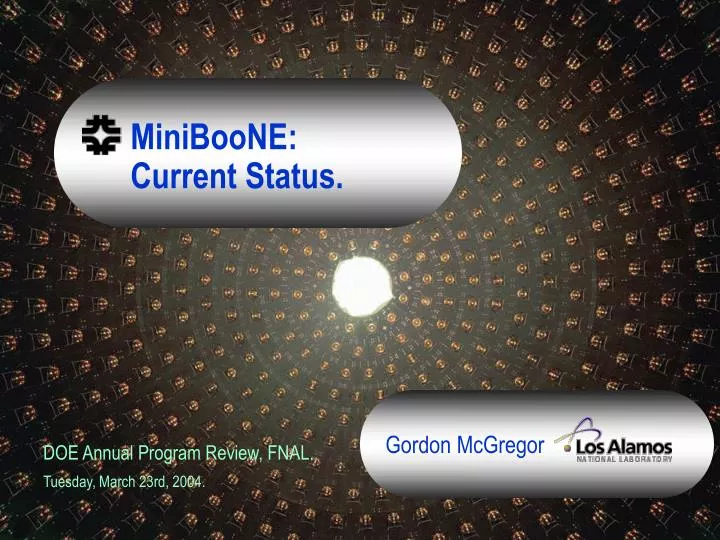 miniboone current status
