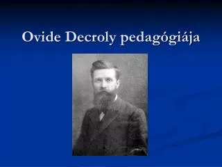 ovide decroly pedag gi ja