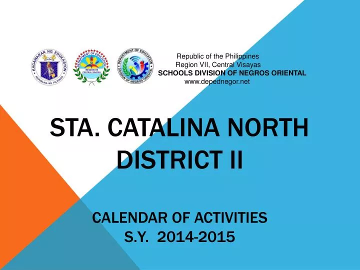 sta catalina north district ii calendar of activities s y 2014 2015