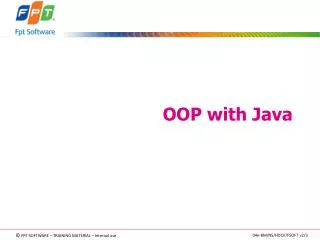 OOP with Java