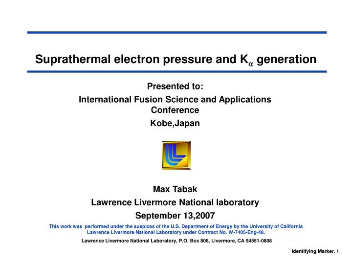 suprathermal electron pressure and k generation