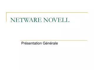 netware novell