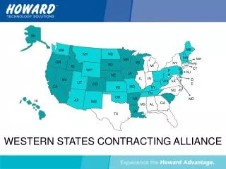 WESTERN STATES CONTRACTING ALLIANCE