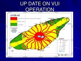 UP DATE ON VUI OPERATION