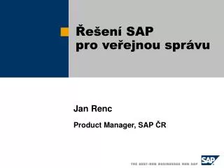 e en sap pro ve ejnou spr vu
