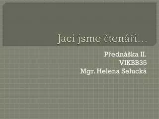 jac jsme ten i