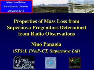 Properties of Mass Loss f rom Supernova Progenitors Determined from Radio Observations