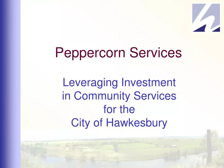 peppercorn services