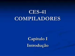 ces 41 compiladores