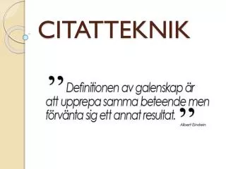 citatteknik