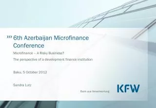 6th Azerbaijan Microfinance Conference