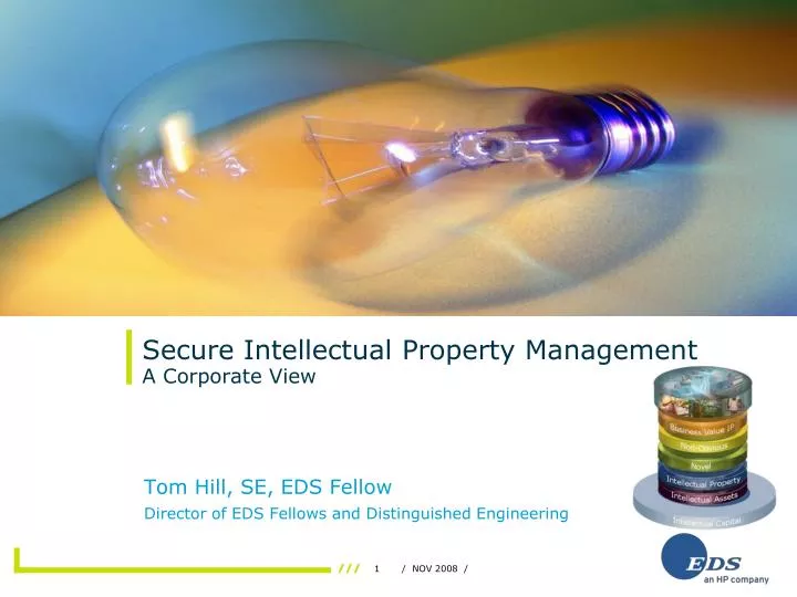 secure intellectual property management a corporate view