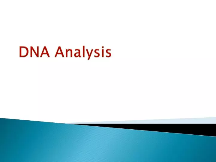 dna analysis