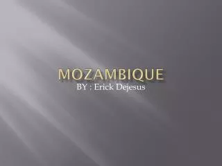 Mozambique