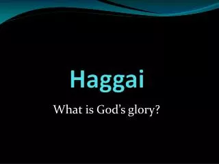 Haggai