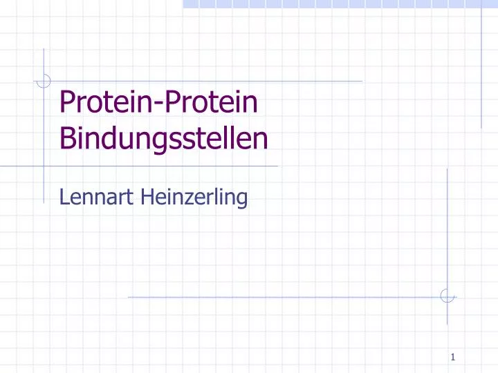 protein protein bindungsstellen