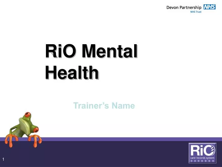 rio mental health