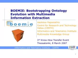 BOEMIE: Bootstrapping Ontology Evolution with Multimedia Information Extraction