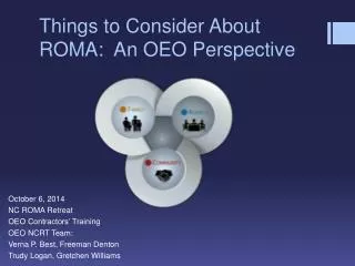 Things to Consider About ROMA: An OEO Perspective