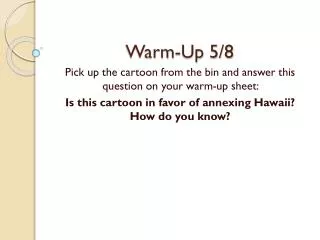 Warm-Up 5/8