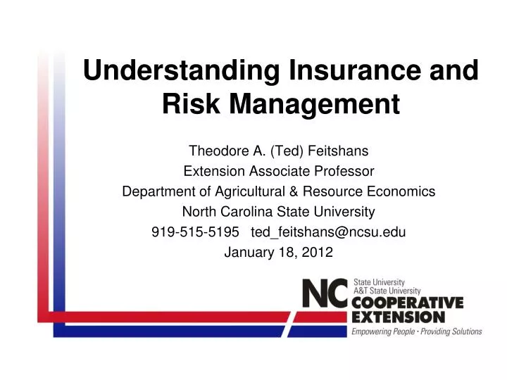 understanding insurance and risk management