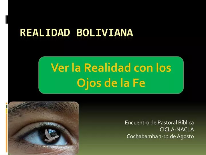 encuentro de pastoral b blica cicla nacla cochabamba 7 12 de agosto