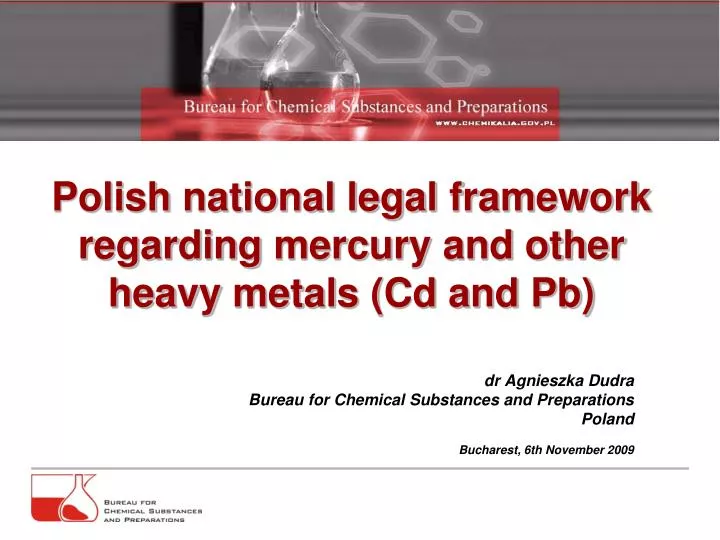polish national legal framework regarding mercury and other heavy metals cd and pb