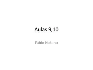 aulas 9 10