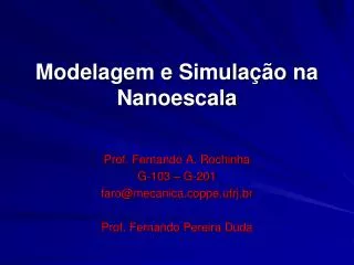 modelagem e simula o na nanoescala