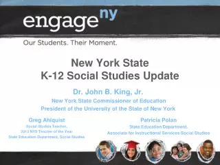 New York State K-12 Social Studies Update