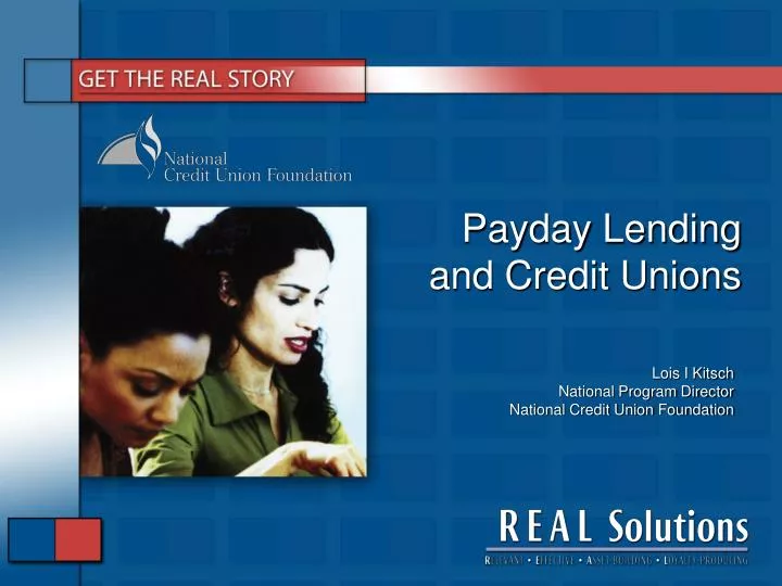 payday lending and credit unions