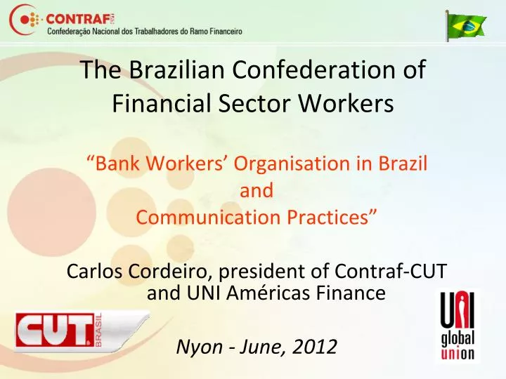 the brazilian confederation of financial sector workers