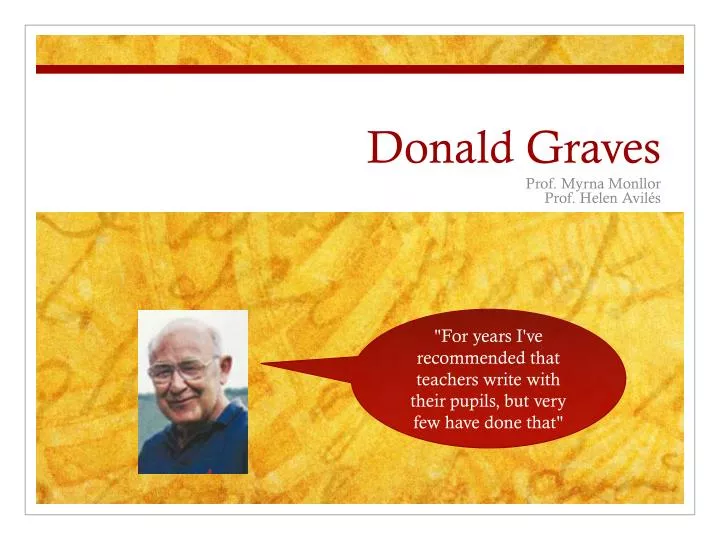 donald graves