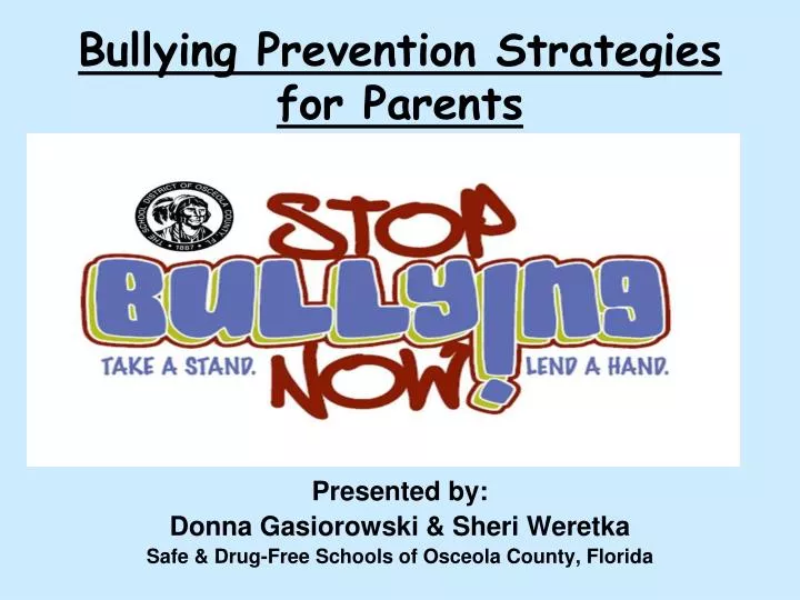 bullying prevention strategies for parents