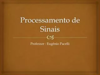 processamento de sinais
