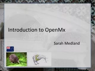Introduction to OpenMx