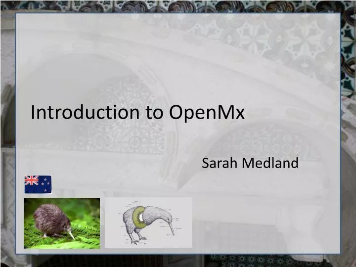 introduction to openmx