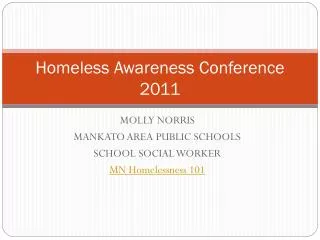 homeless awareness conference 2011