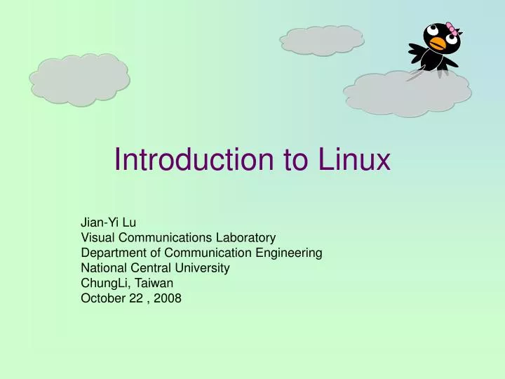 introduction to linux