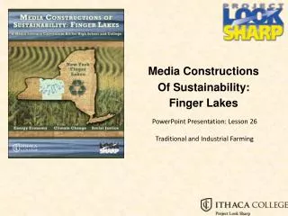 Media Constructions Of Sustainability: Finger Lakes