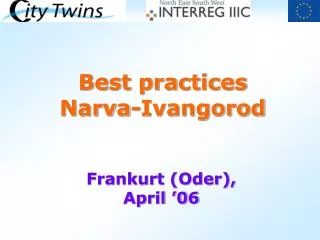 Best practices Narva-Ivangorod