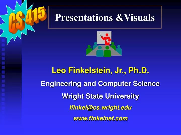 presentations visuals