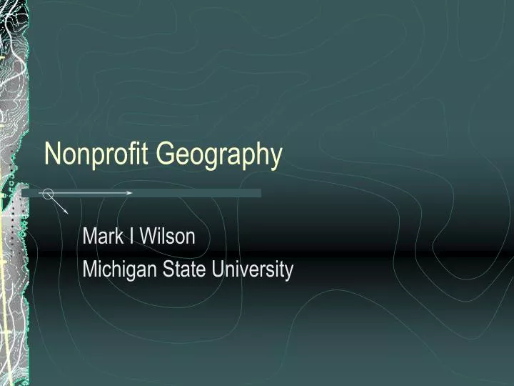 nonprofit geography